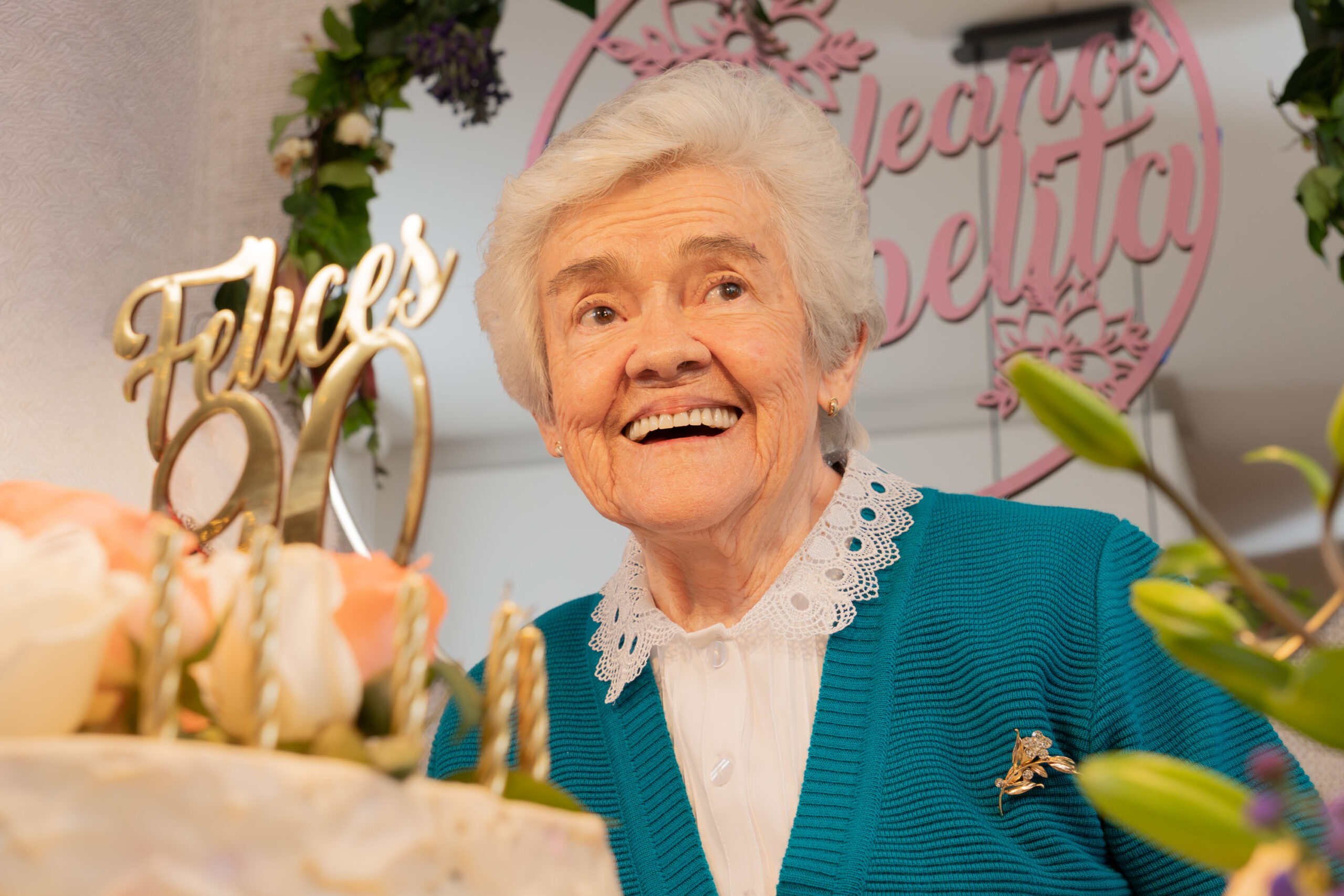 Celebración Familiar Cumpleañera 90 años