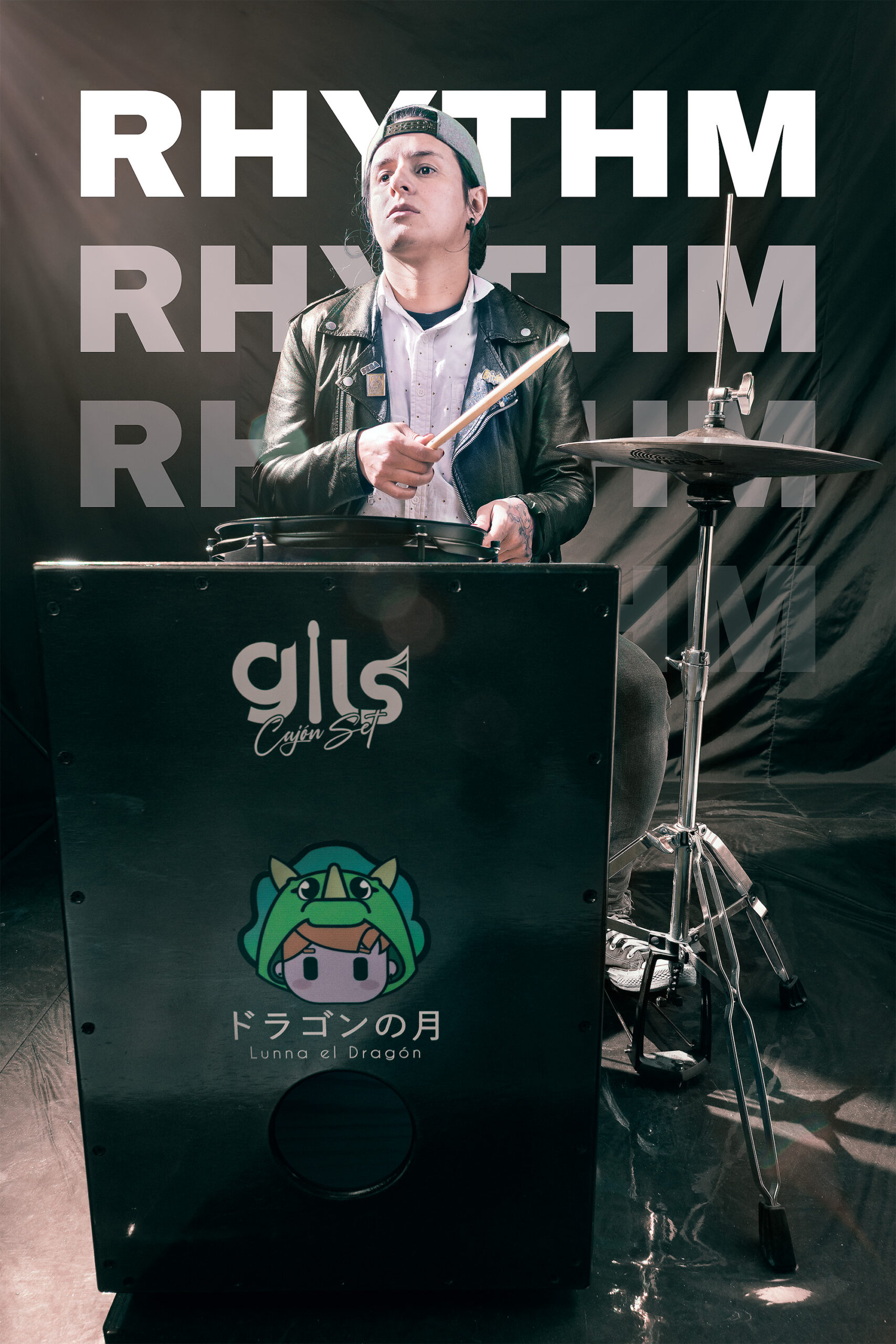 Foto Artista y Cajón, fotografía por Nicolás Melgarejo